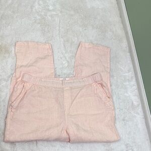 Nicole Miller Light peach linen pants, XL